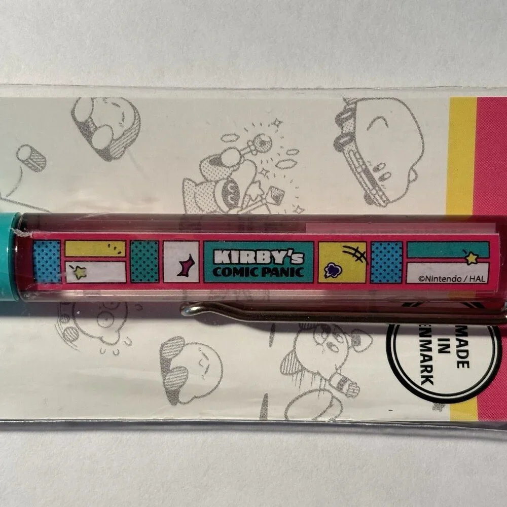 Nintendo Kirby's Comic Panic Floaty Pen Video Game Promo Japan